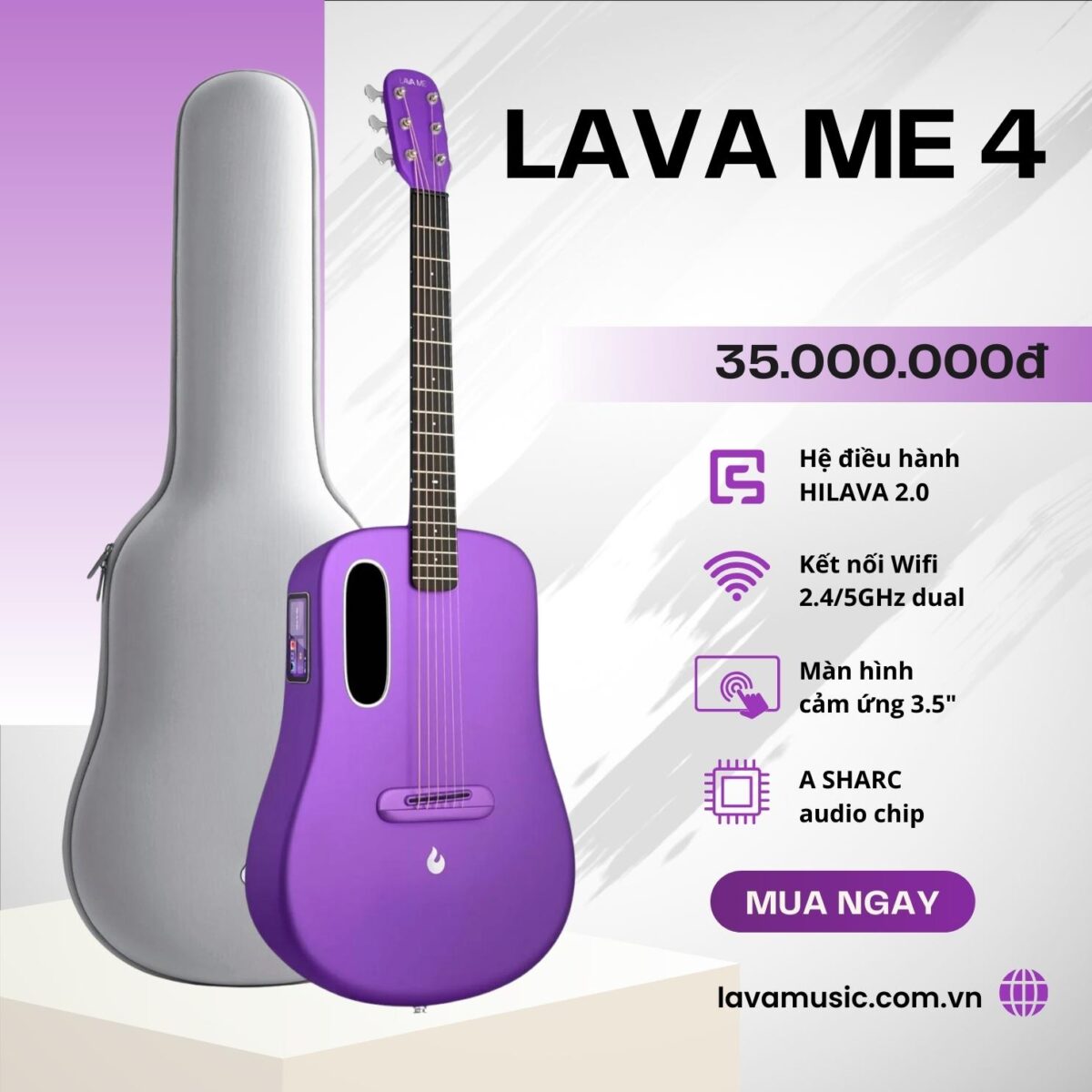 Lava Me 4 Purple - Ảnh 1